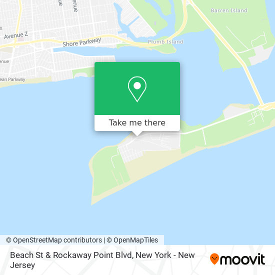 Beach St & Rockaway Point Blvd map