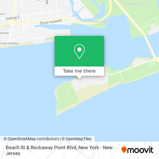 Beach St & Rockaway Point Blvd map