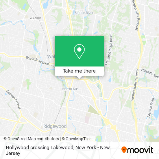 Hollywood crossing Lakewood map