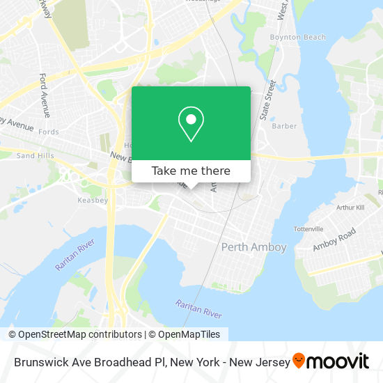 Mapa de Brunswick Ave Broadhead Pl