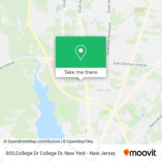 Mapa de 800,College Dr College Dr