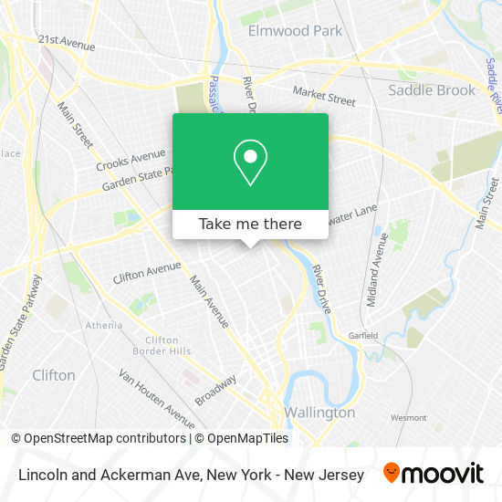 Mapa de Lincoln and Ackerman Ave