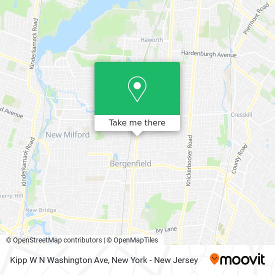 Kipp W N Washington Ave map
