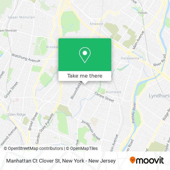 Mapa de Manhattan Ct Clover St