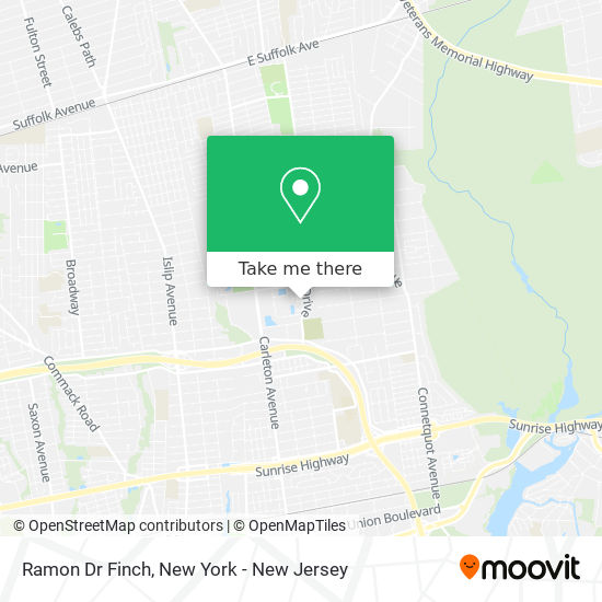 Ramon Dr Finch map