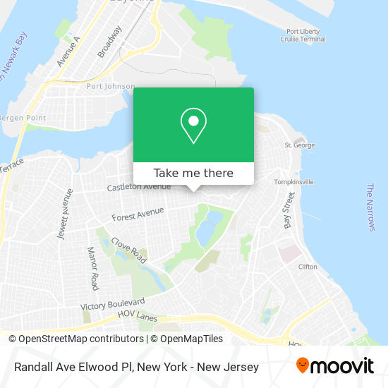 Randall Ave Elwood Pl map