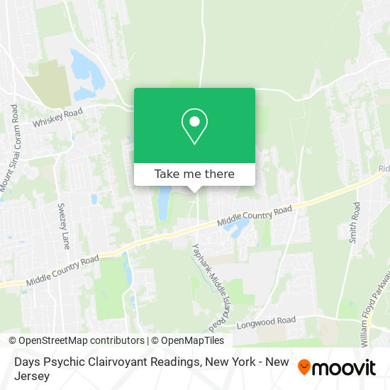 Days Psychic Clairvoyant Readings map