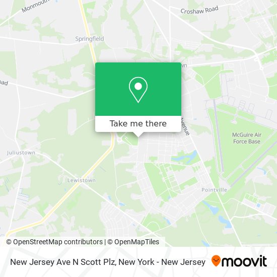 New Jersey Ave N Scott Plz map