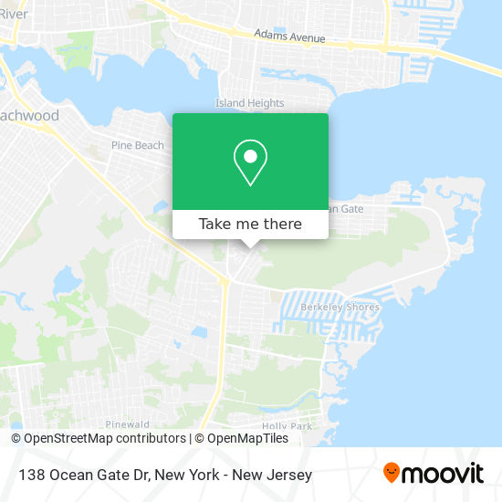 Mapa de 138 Ocean Gate Dr