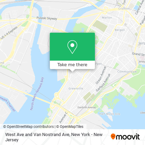Mapa de West Ave and Van Nostrand Ave