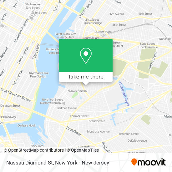 Mapa de Nassau Diamond St