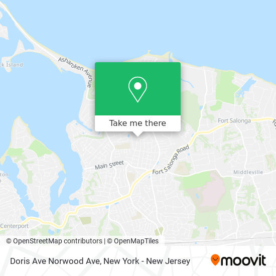 Doris Ave Norwood Ave map