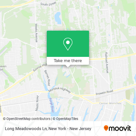 Long Meadowoods Ln map