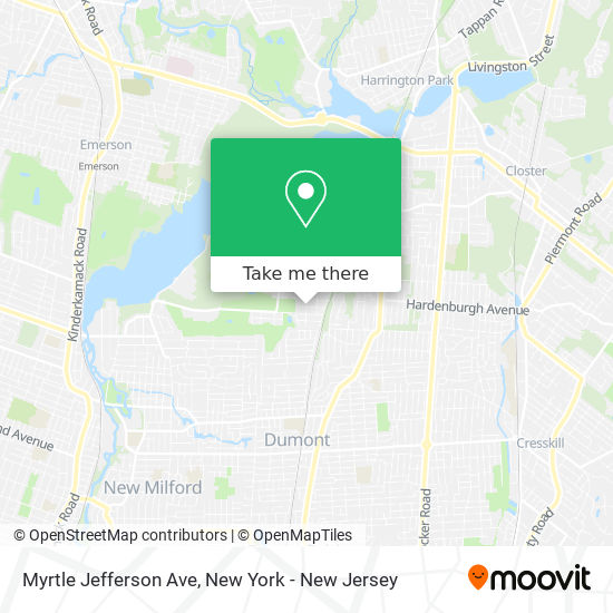 Myrtle Jefferson Ave map