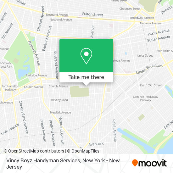 Vincy Boyz Handyman Services map