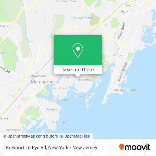 Mapa de Brevoort Ln Rye Rd