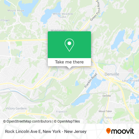 Rock Lincoln Ave E map