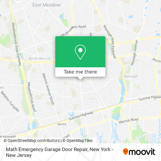 Math Emergency Garage Door Repair map
