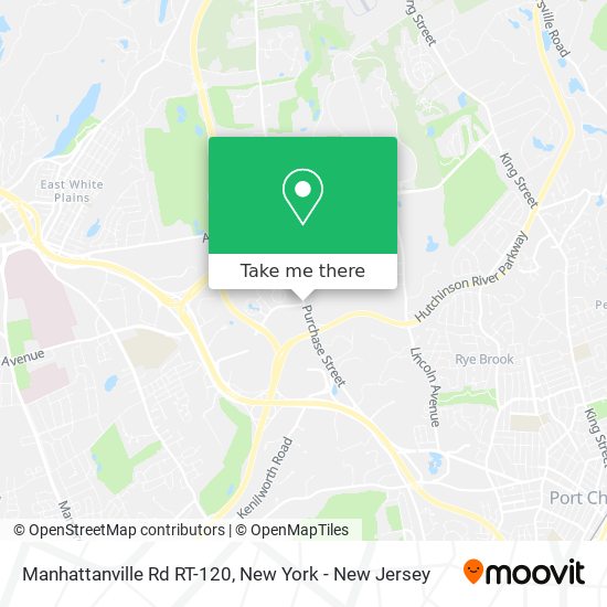 Manhattanville Rd RT-120 map