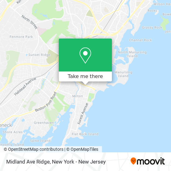 Mapa de Midland Ave Ridge