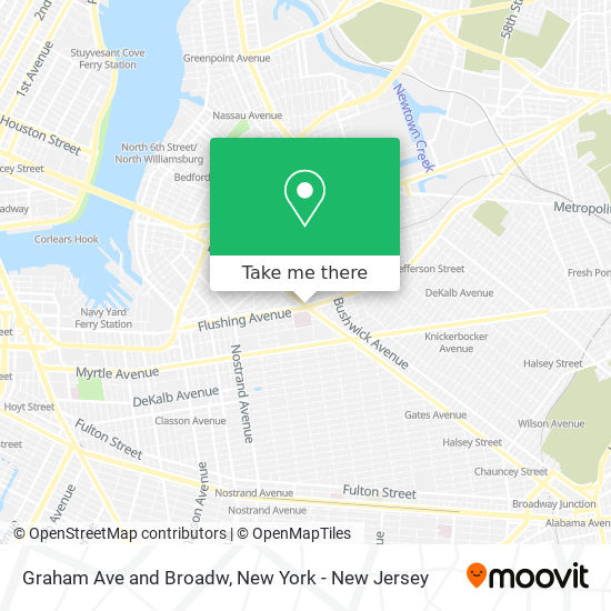 Mapa de Graham Ave and Broadw