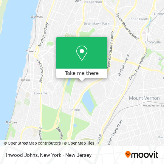 Mapa de Inwood Johns