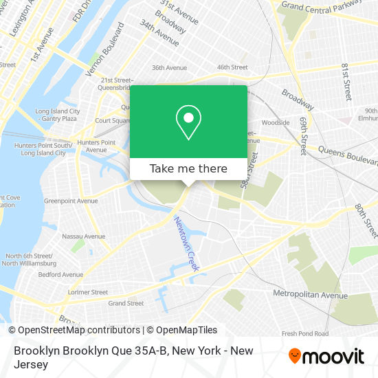 Brooklyn Brooklyn Que 35A-B map