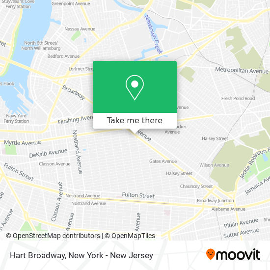 Hart Broadway map