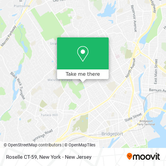 Roselle CT-59 map