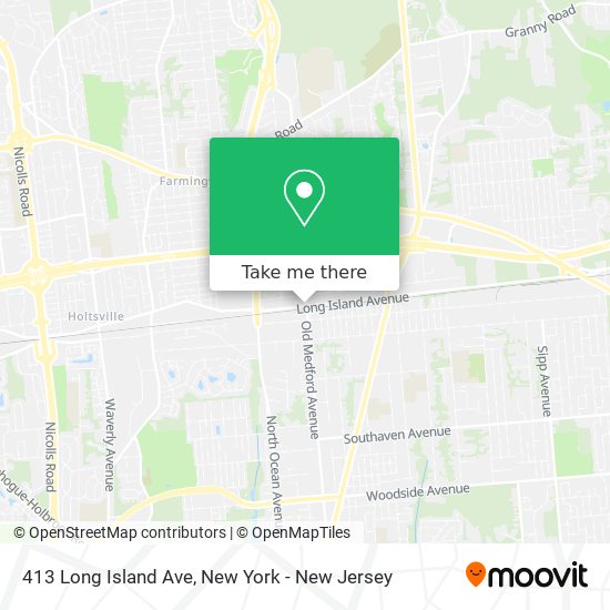 Mapa de 413 Long Island Ave