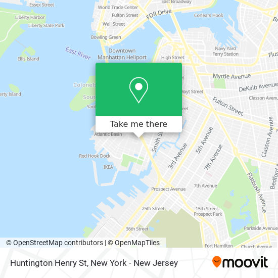 Mapa de Huntington Henry St