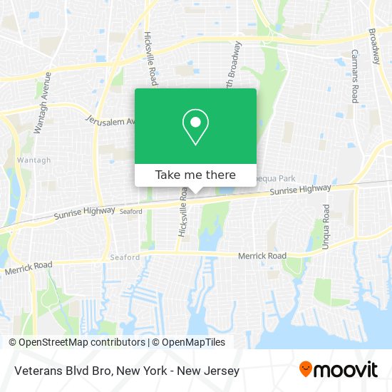 Veterans Blvd Bro map