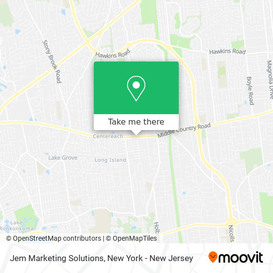 Jem Marketing Solutions map