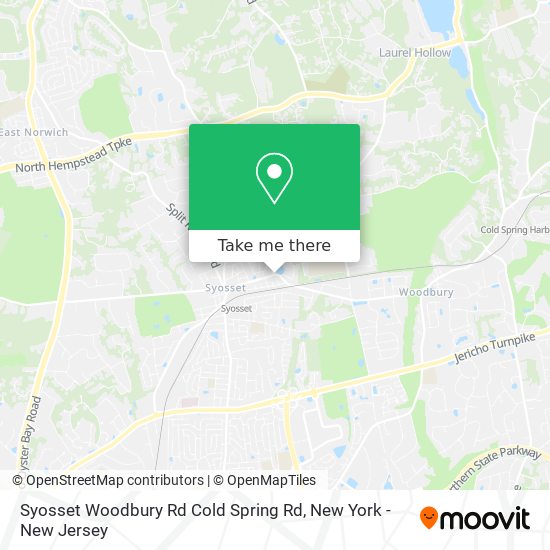 Syosset Woodbury Rd Cold Spring Rd map