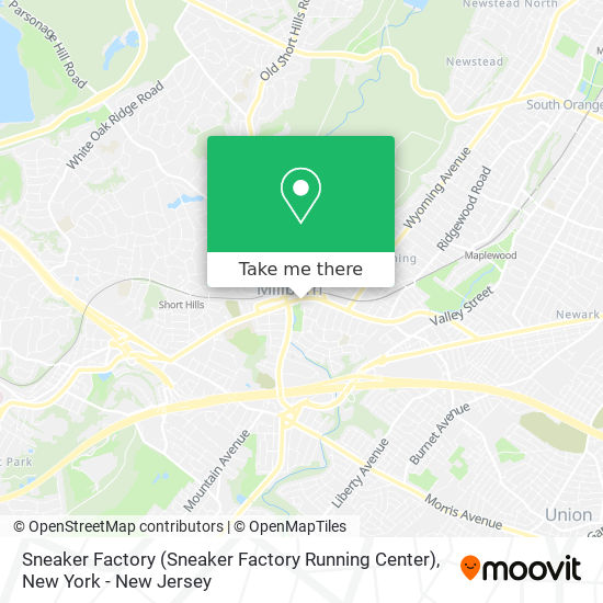 Sneaker Factory (Sneaker Factory Running Center) map