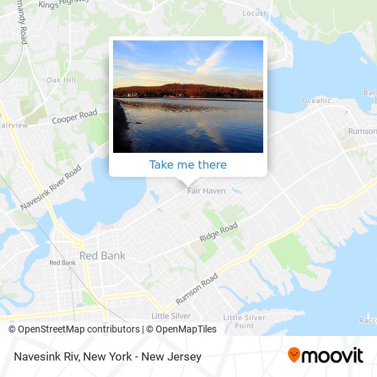 Mapa de Navesink Riv