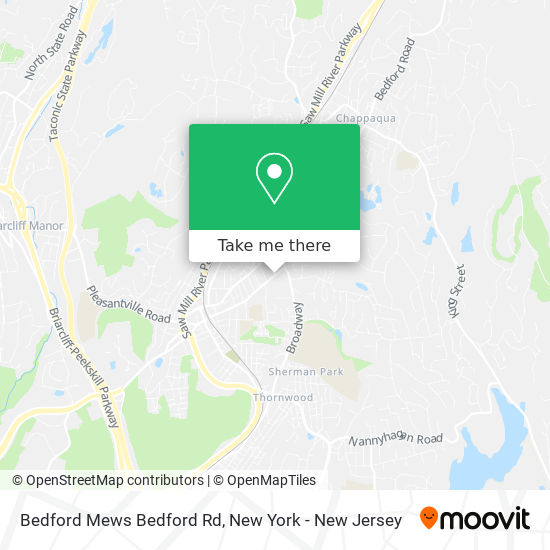 Mapa de Bedford Mews Bedford Rd
