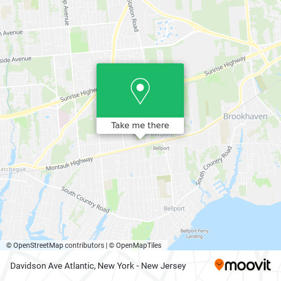 Davidson Ave Atlantic map