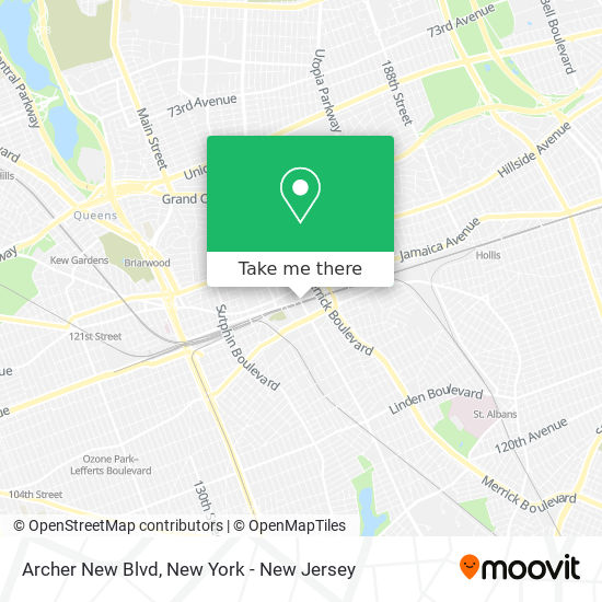 Archer New Blvd map