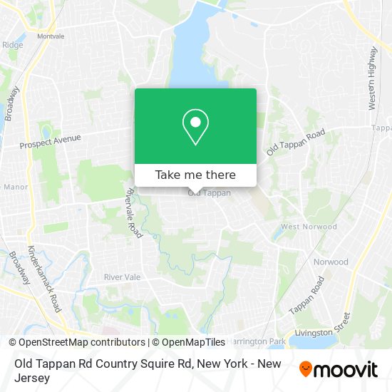Old Tappan Rd Country Squire Rd map