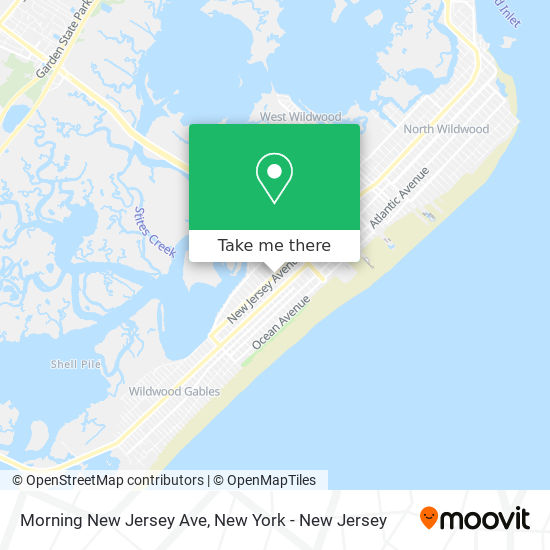 Mapa de Morning New Jersey Ave