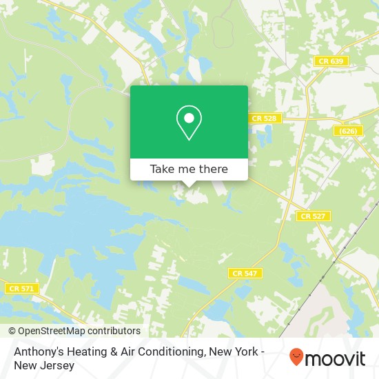 Mapa de Anthony's Heating & Air Conditioning, 257 Grawtown Rd