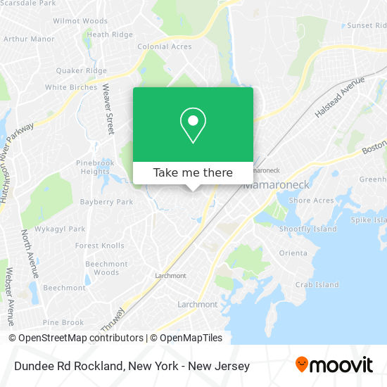 Dundee Rd Rockland map