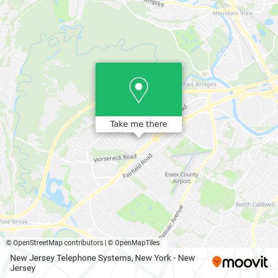 New Jersey Telephone Systems map