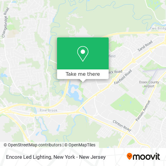 Encore Led Lighting map