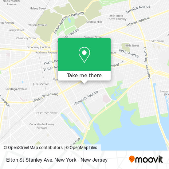 Mapa de Elton St Stanley Ave