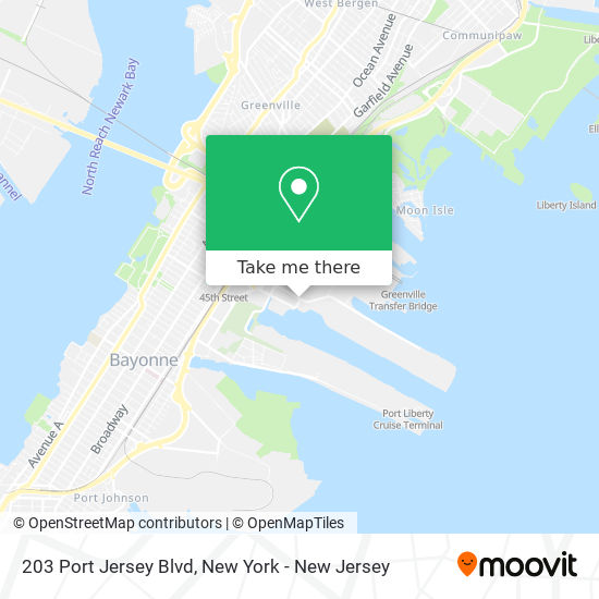 Mapa de 203 Port Jersey Blvd