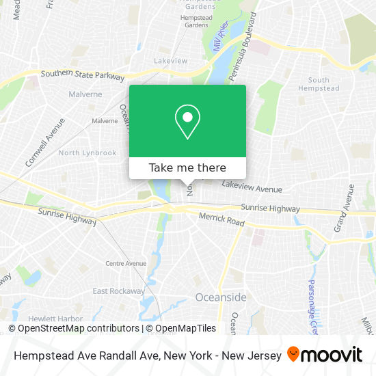 Mapa de Hempstead Ave Randall Ave