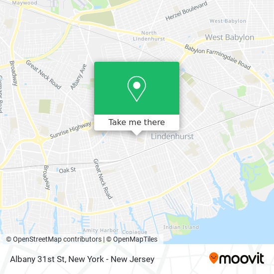 Mapa de Albany 31st St