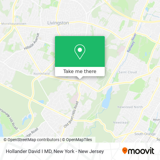 Hollander David I MD map